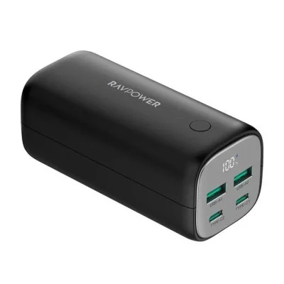 Ravpower Pd Pioneer 20000Mah 70W 4-Port Power Bank - Black